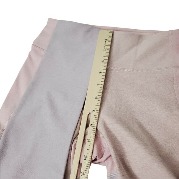 Outdoor Voices Leggings Small Tri-Tone 7/8 Tulip‎ Dahlia Wisteria Pink NWT - Picture 8 of 9